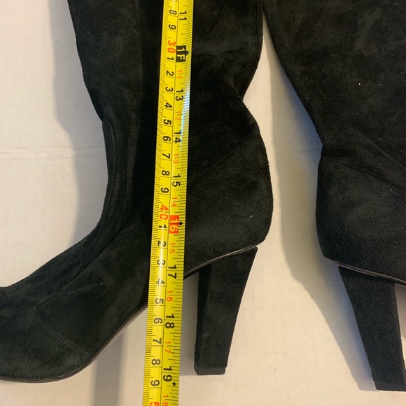 Jimmy choo heel boots women’s 36.5 shoes suede black - Picture 6 of 8